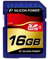 карта памяти Silicon Power SDHC 16 GB 10 Cl в подарок!