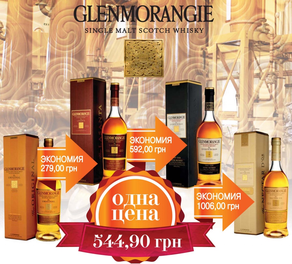 Легендарная "четвёрка" по цене The Glenmorangie Original!
